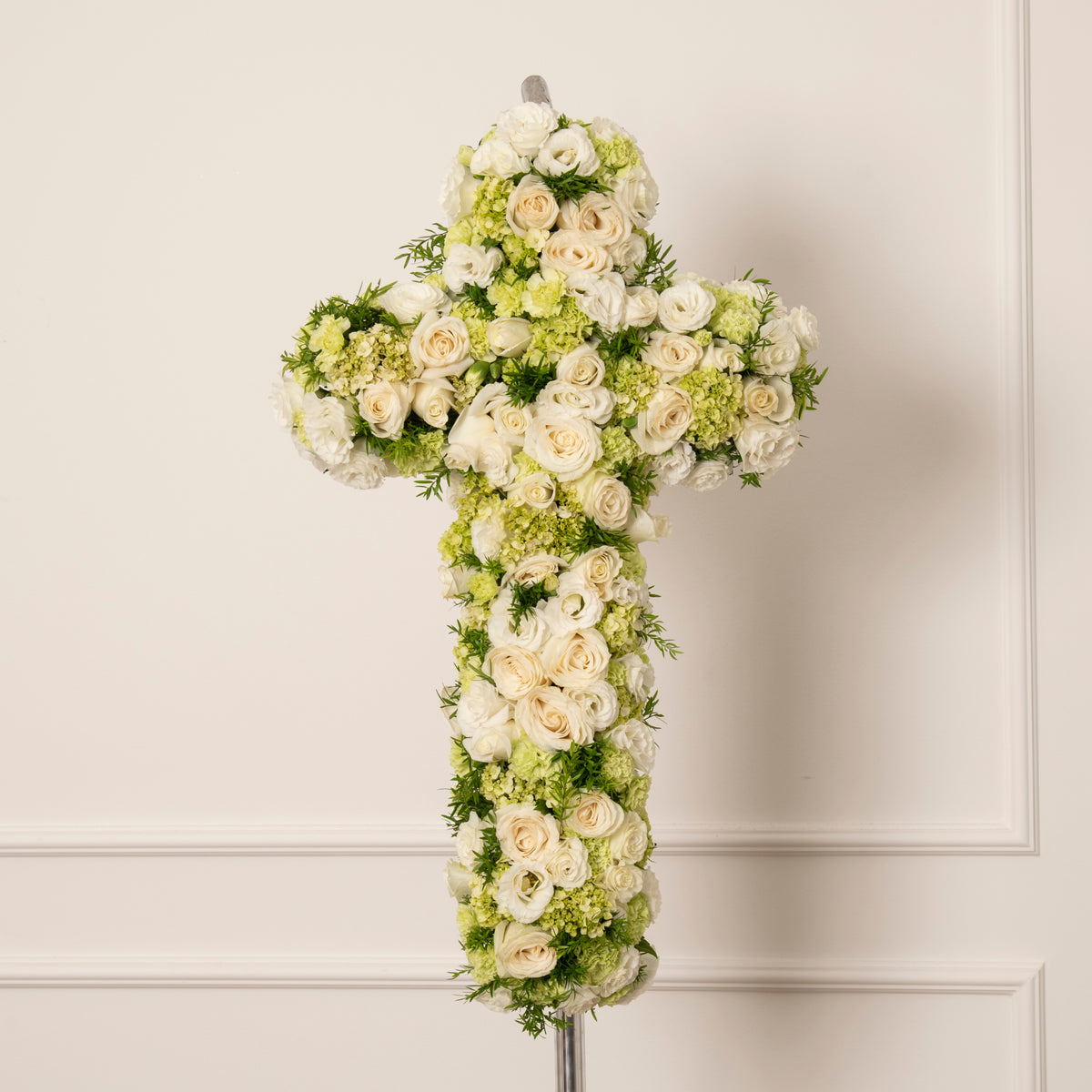 WHITE FLOWER CROSS – Verbena Flores