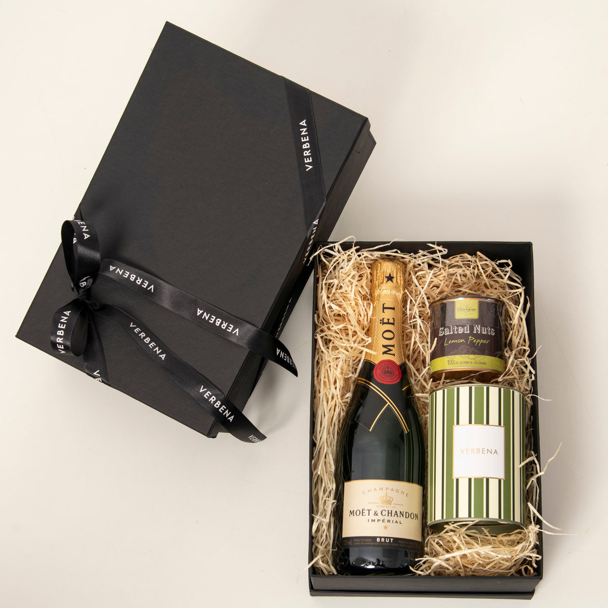 Kit Caixa Presente Champagne – Verbena Flores