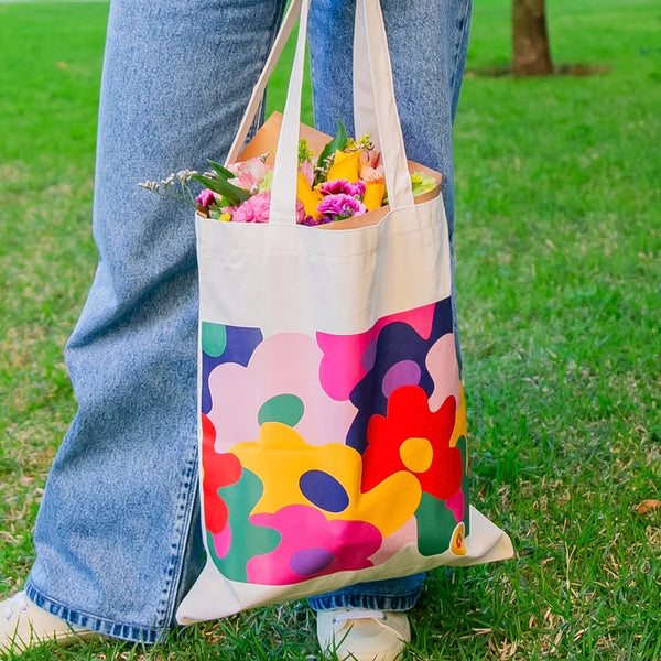 BOLSA COM FLORES ERMETICA