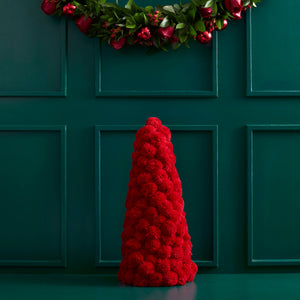 TOPIARY RED POMPOM G