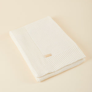 MANTA DE TRICOT OFF WHITE