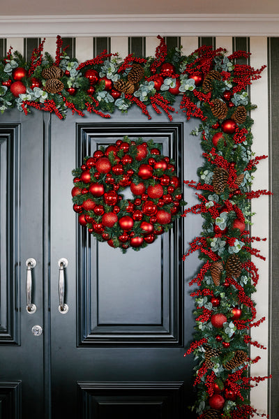 LARGE SILVER BALL GARLAND