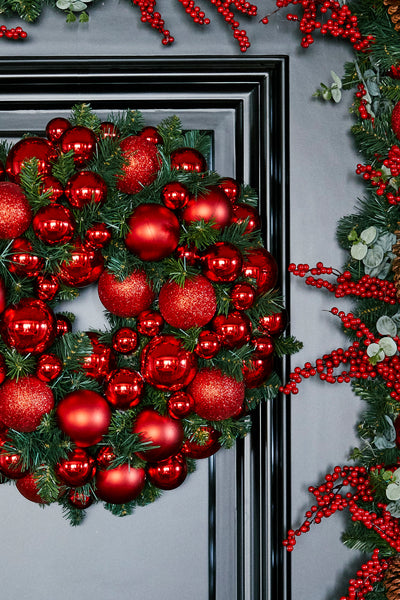 LARGE SILVER BALL GARLAND