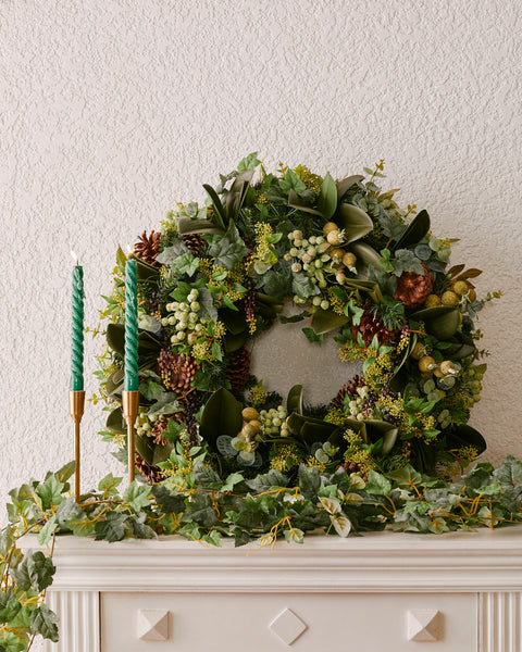 LARGE SILVER BALL GARLAND