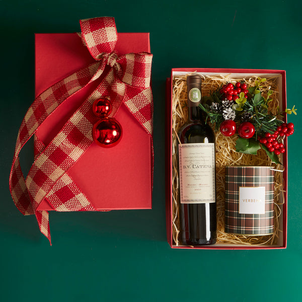 KIT NATAL CATENA MALBEC E PALHA ITALIANA (MAIS CORES DISPONÍVEIS)