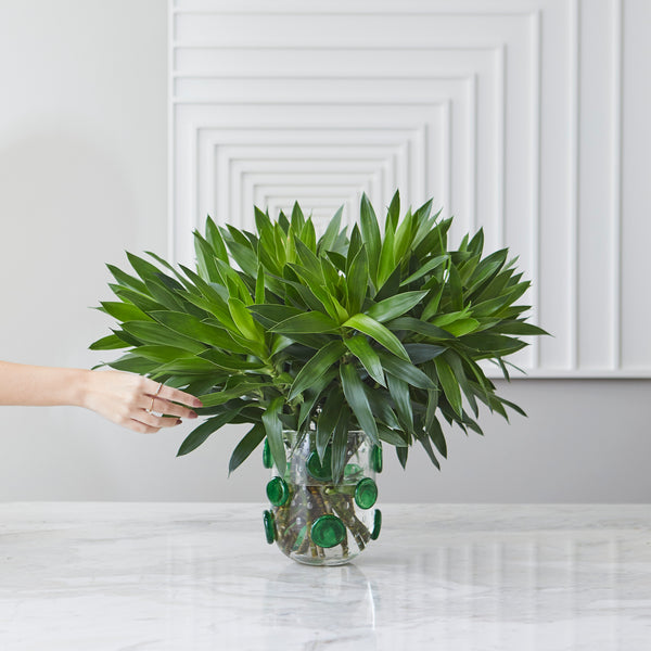 MURANO POMPIDEAU COM FOLHAGENS (MAIS OPÇÕES DISPONÍVEIS)