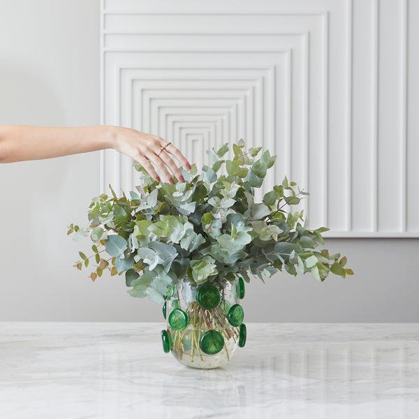 MURANO POMPIDEAU COM FOLHAGENS (MAIS OPÇÕES DISPONÍVEIS)