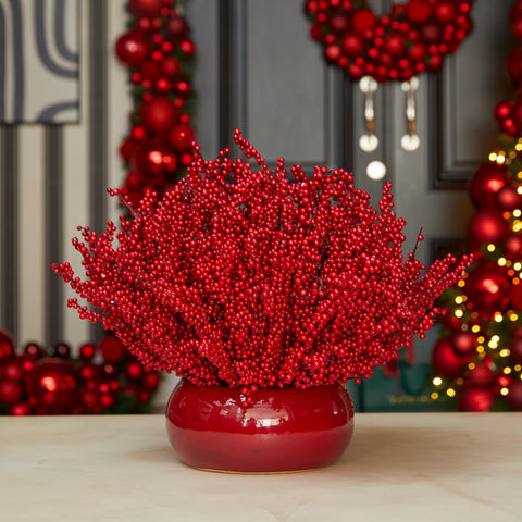 CHRISTMAS OHANA WITH YELLOW ORCHIDS