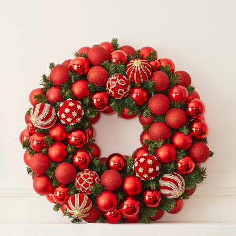 LARGE SILVER BALL GARLAND