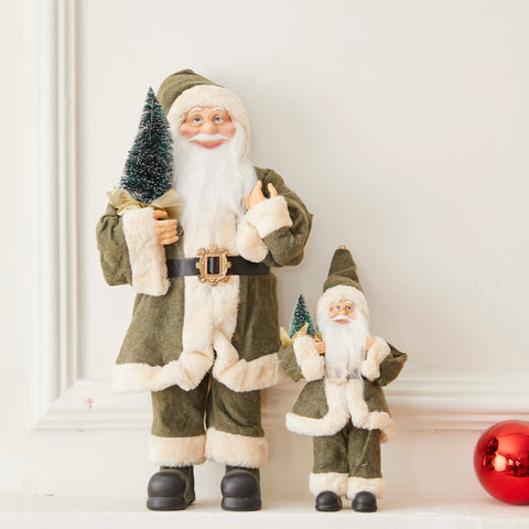 SANTA CLAUS WITH GARLANDS