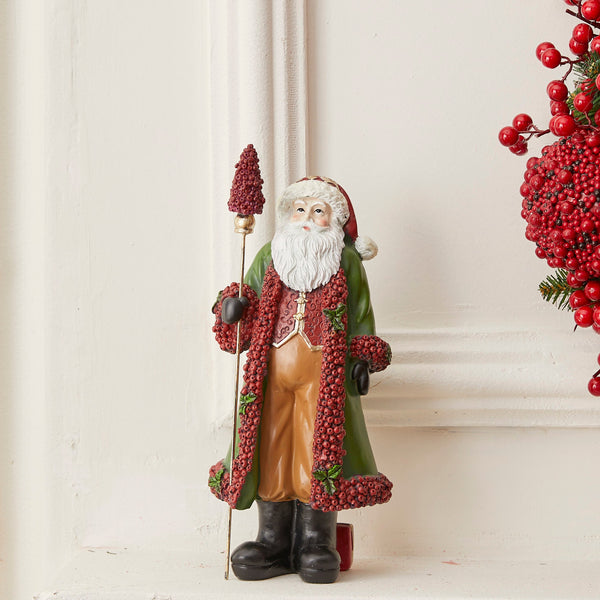 SANTA CLAUS WITH GARLANDS
