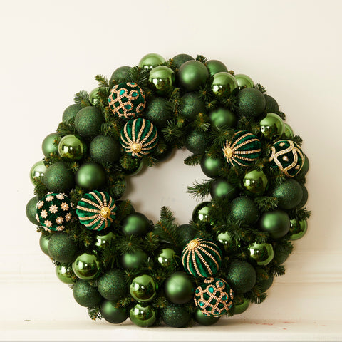 LARGE SILVER BALL GARLAND