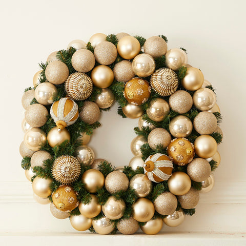 LARGE SILVER BALL GARLAND