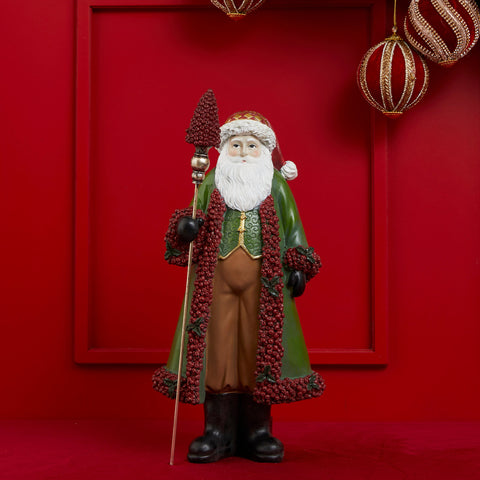 SANTA CLAUS WITH GARLANDS