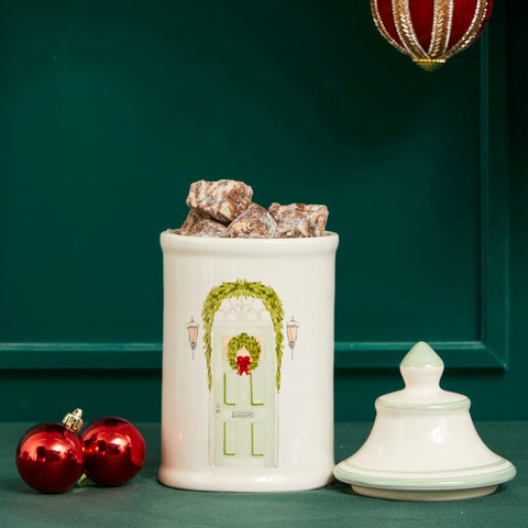 BOWL NUTCRACKER WITH CHRISTMAS BALLS