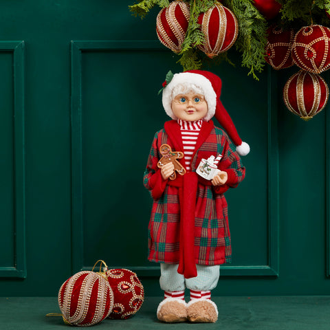 SANTA CLAUS WITH GARLANDS