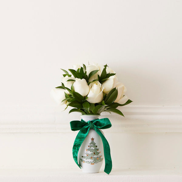 CHRISTMAS NUTCRACKER PORCELAIN VASE (MORE COLORS AVAILABLE)