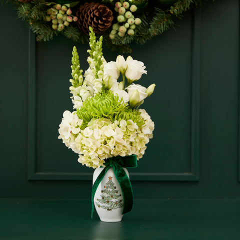 CHRISTMAS NUTCRACKER PORCELAIN VASE (MORE COLORS AVAILABLE)