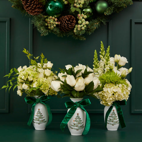 CHRISTMAS NUTCRACKER PORCELAIN VASE (MORE COLORS AVAILABLE)