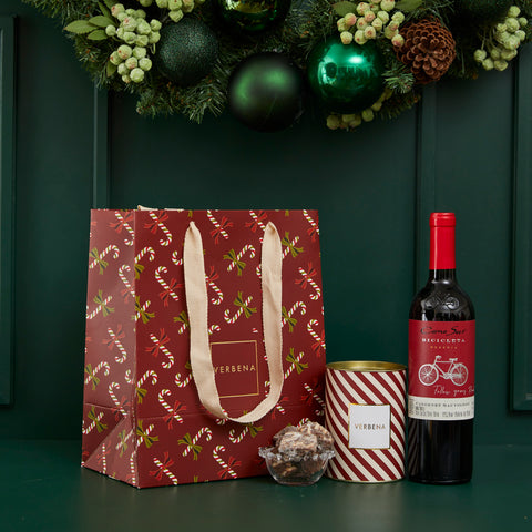 RED LOLIPOP BAG COM VINHO E PALHA ITALIANA