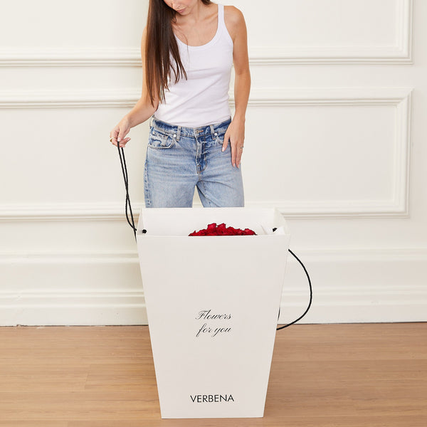 FLOWERS FOR YOU BOX COM 200 ROSAS VERMELHAS