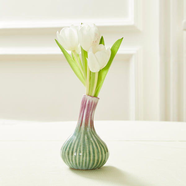VASO ARCADIA COM TULIPAS