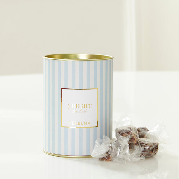 ITALIAN STRAW IN VERBENA CAN (MORE COLORS AVAILABLE)