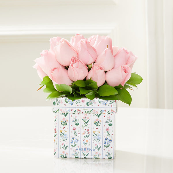 TRIO CAIXAS GARDEN COM FLORES COR-DE-ROSA