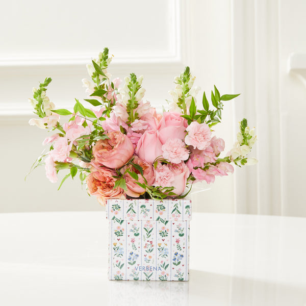TRIO CAIXAS GARDEN COM FLORES COR-DE-ROSA