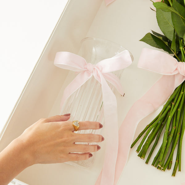 THE FLORIST PINK BOX COM ROSAS COR DE ROSA