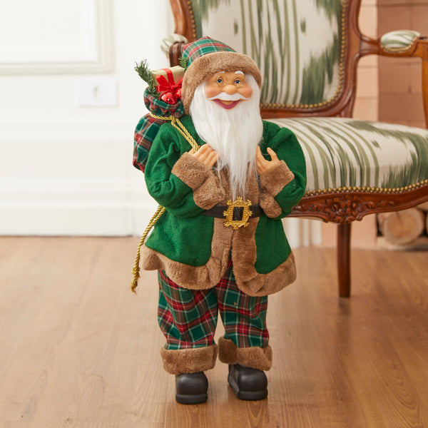 PAPAI NOEL TARTAN VERDE GRANDE