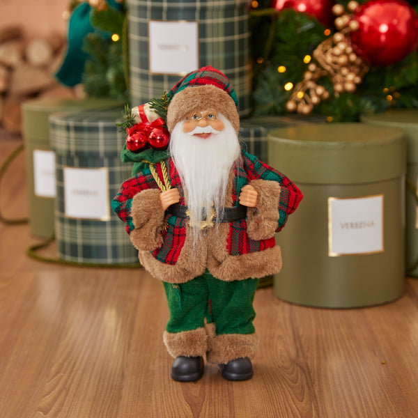 SANTA CLAUS WITH GARLANDS