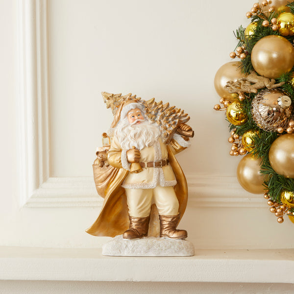 SANTA CLAUS WITH GARLANDS