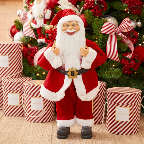 SANTA CLAUS WITH GARLANDS