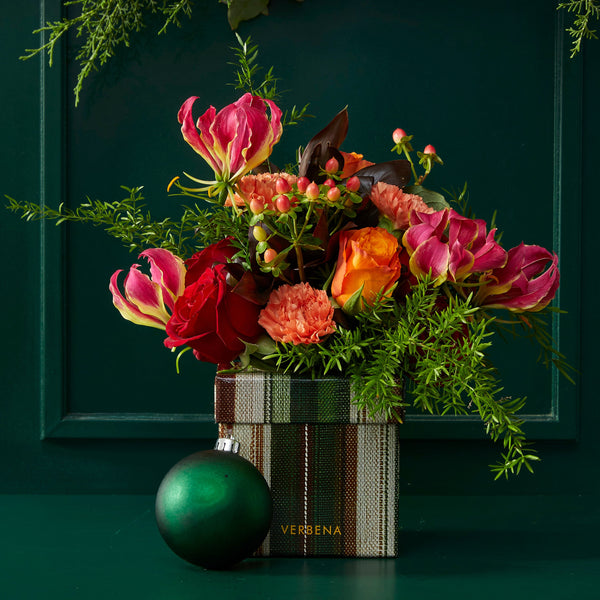 TRIO DE CAIXAS LINEN CHRISTMAS