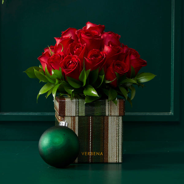 TRIO DE CAIXAS LINEN CHRISTMAS