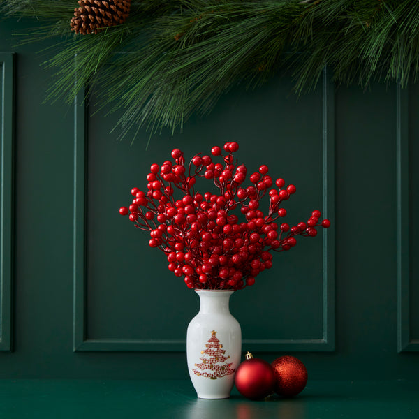 CHRISTMAS NUTCRACKER PORCELAIN VASE (MORE COLORS AVAILABLE)
