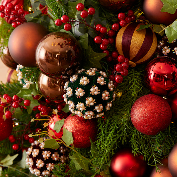 LARGE SILVER BALL GARLAND