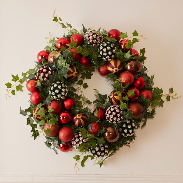 LARGE SILVER BALL GARLAND