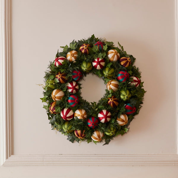LARGE SILVER BALL GARLAND