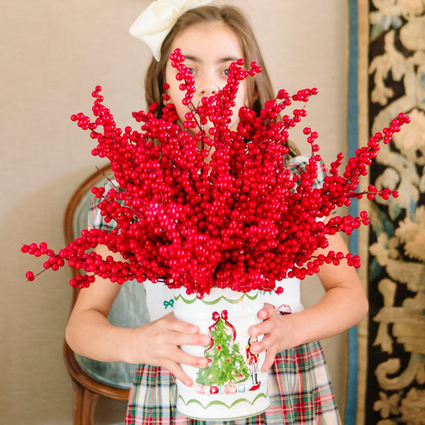 BOWL CERÂMICA NUTCRACKER COM GALHOS DE NATAL