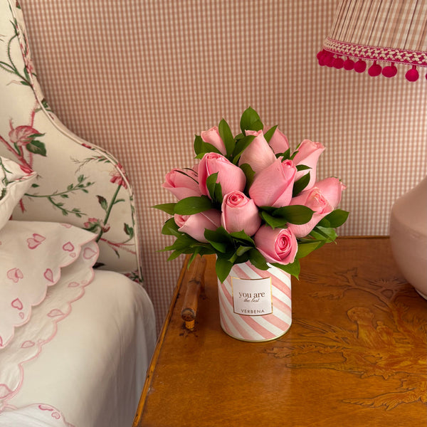 LATA YOU'RE THE BEST COM 15 ROSAS COR-DE-ROSA