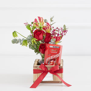 RED GIFT BASKET