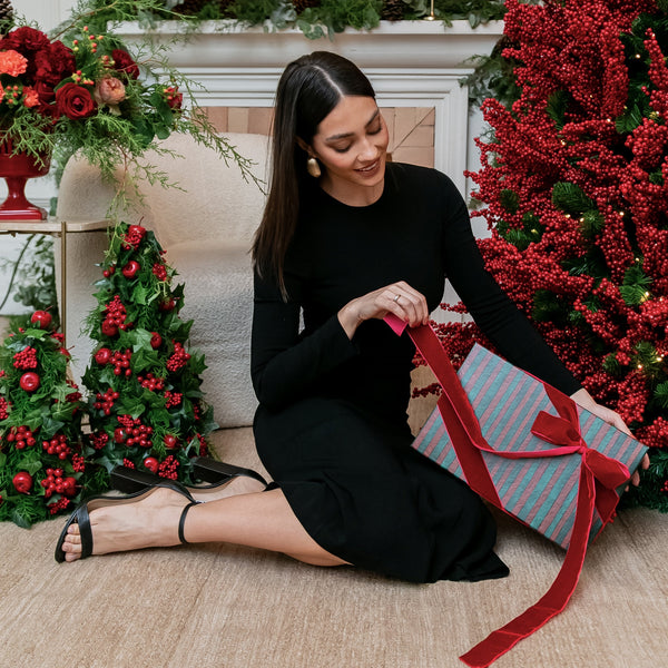 CAIXA COM 3 BOLAS RED GRACE E PAPAI NOEL