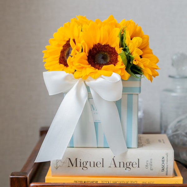 CAIXA MOM I LOVE YOU COM GIRASSOL