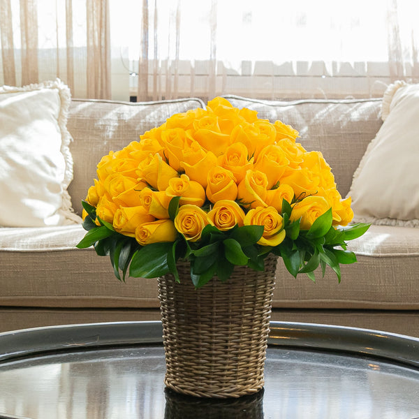 rosas amarelas para presentear verbena flores