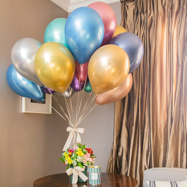 MALALA BIRTHDAY KIT, BALLOON AND ITALIAN STRAW