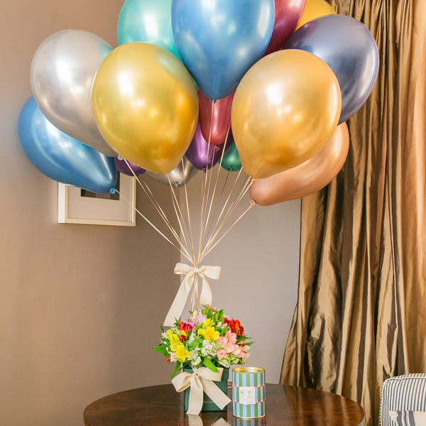 MALALA BIRTHDAY KIT, BALLOON AND ITALIAN STRAW