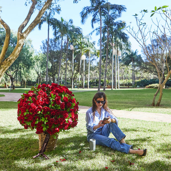 CESTA VERGARA 400 ROSAS