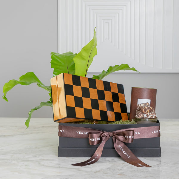 KIT BEST DAD COM XADREZ E PALHA ITALIANA